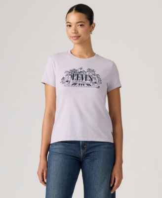 Women's Perfect Graphic Logo Cotton T-Shirt