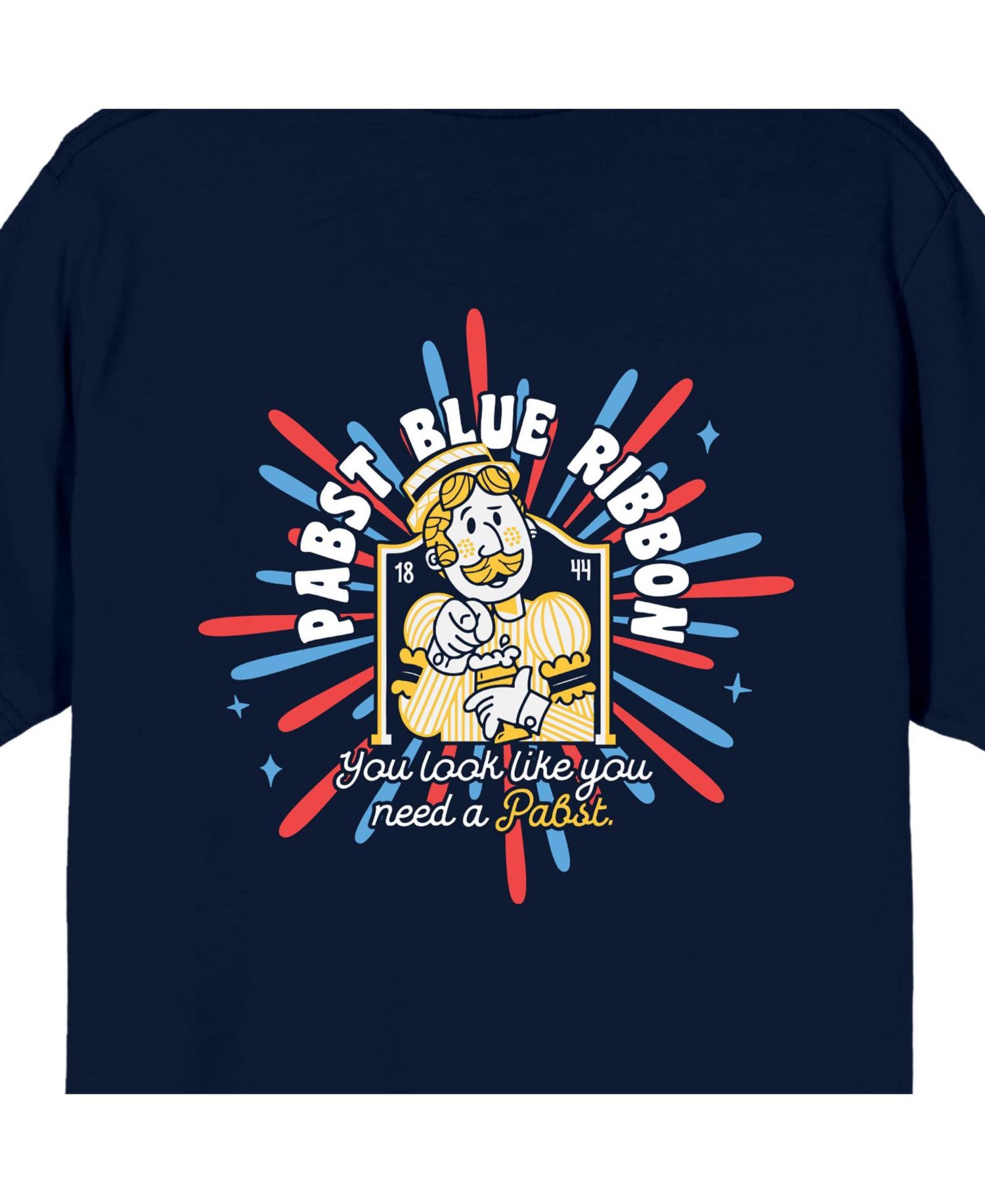 Men's Since 1844 Navy Blue Short Sleeve Tee