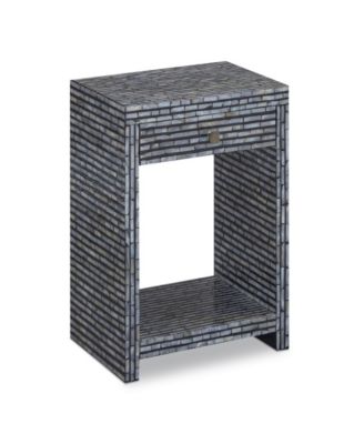 Cassis 23.6" Wood Mother of Pearl Nightstand