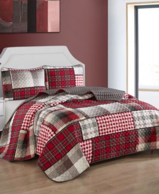 Thomas Geometric 3-Piece Quilt Set, Queen