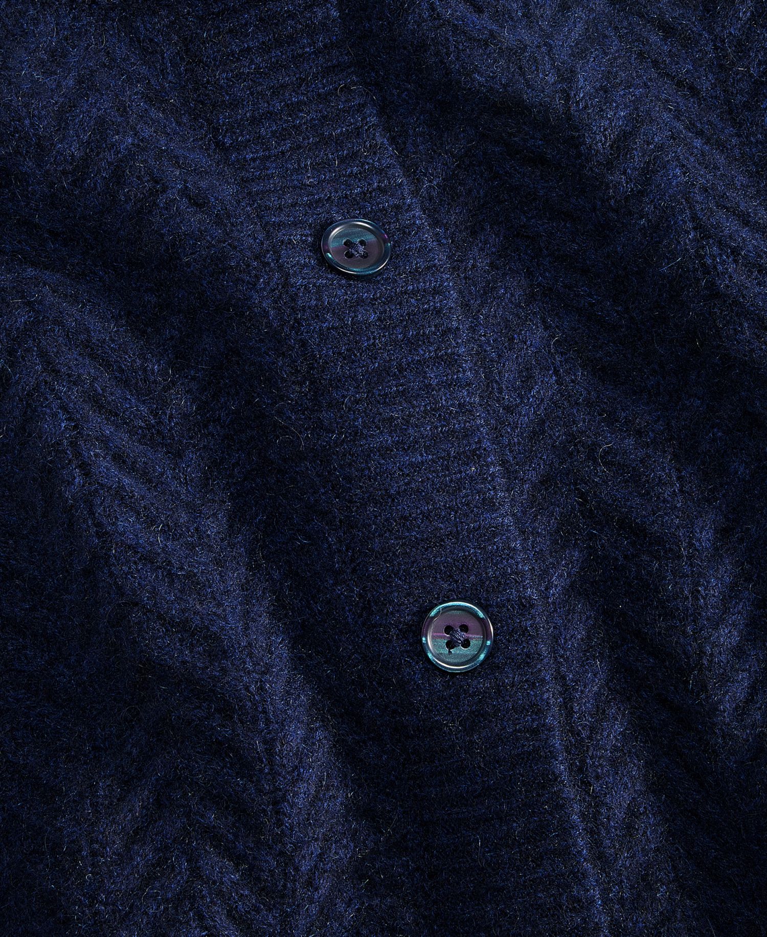 Women's 100% Cashmere Herringbone Cardigan