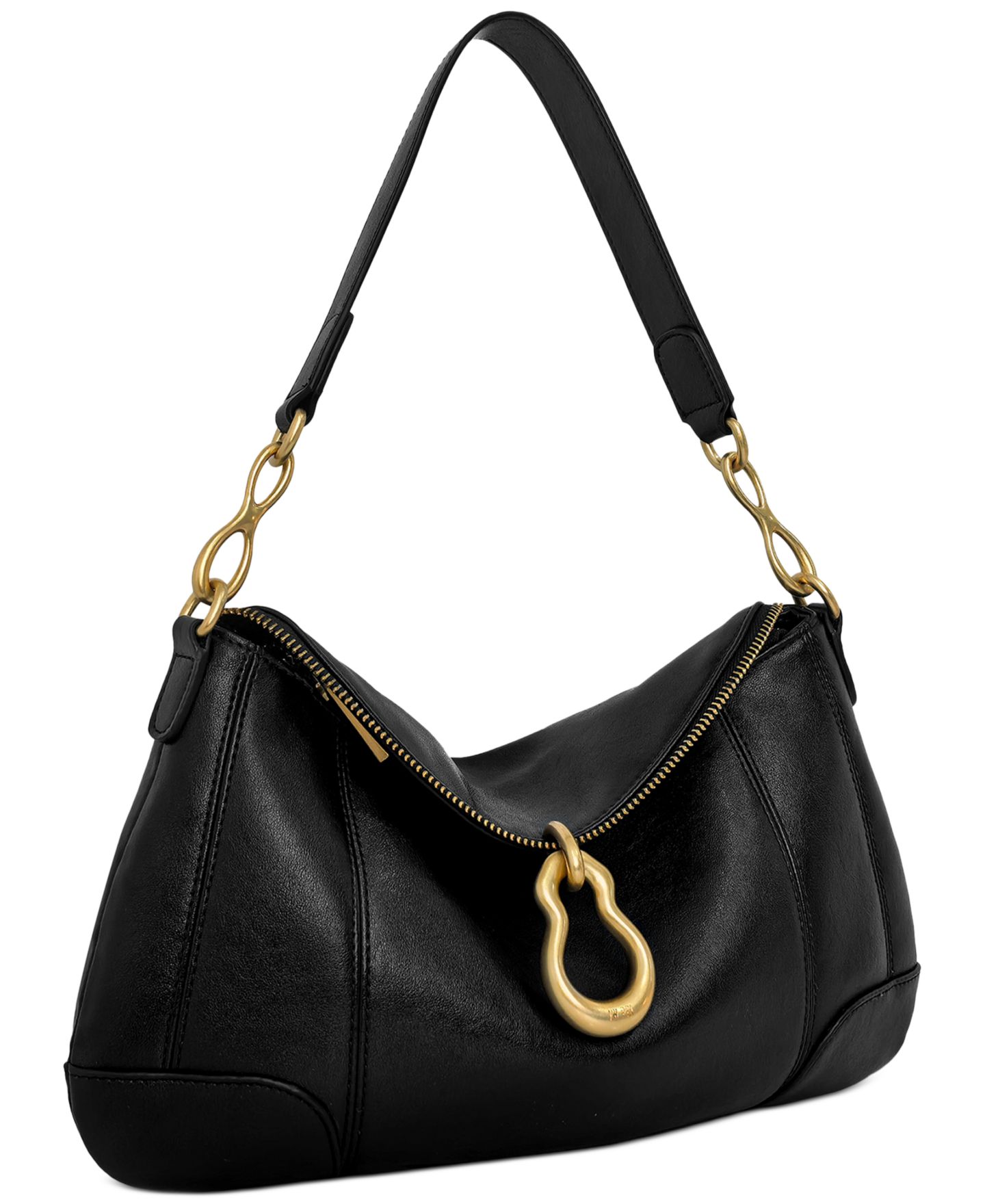Женская сумка JW PEI Jayla Metal Pendant Shoulder Handbag, цвет: Чёрный — фото 3