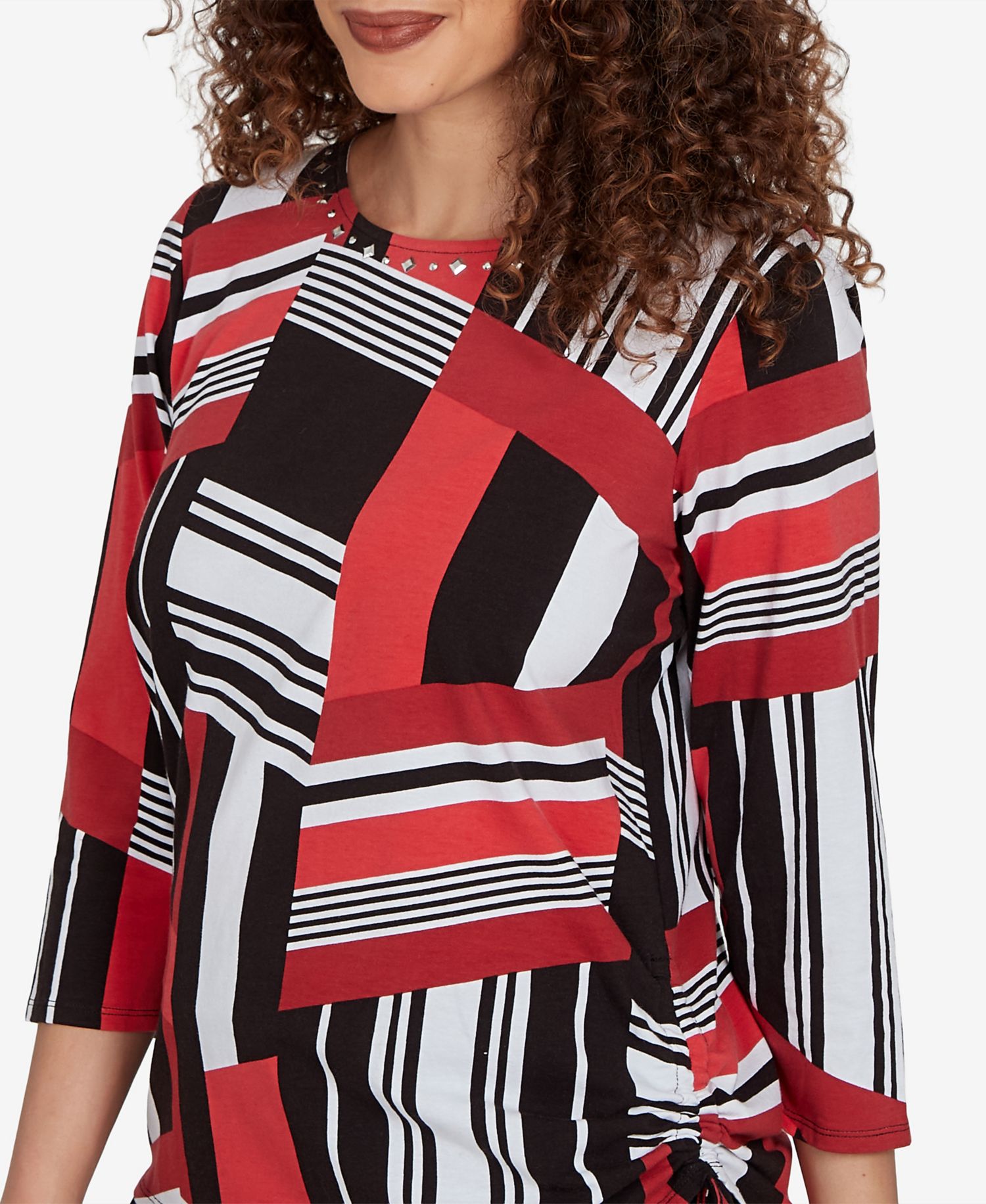 Petite Slashed Glass Knit Top