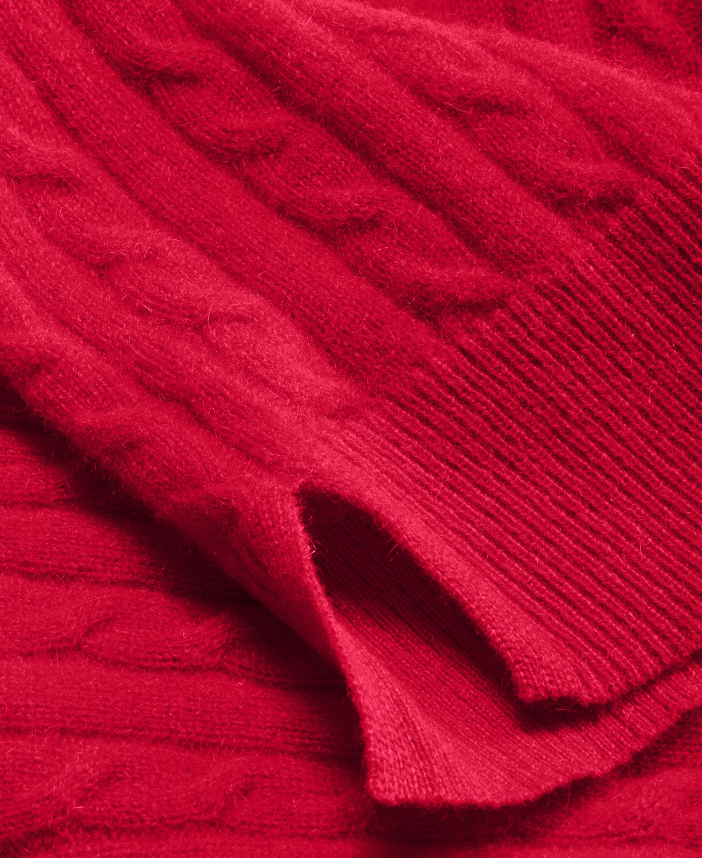 Женский свитер Charter Club Cable-Knit Short-Sleeve 100% Cashmere, цвет: Красный — фото 6