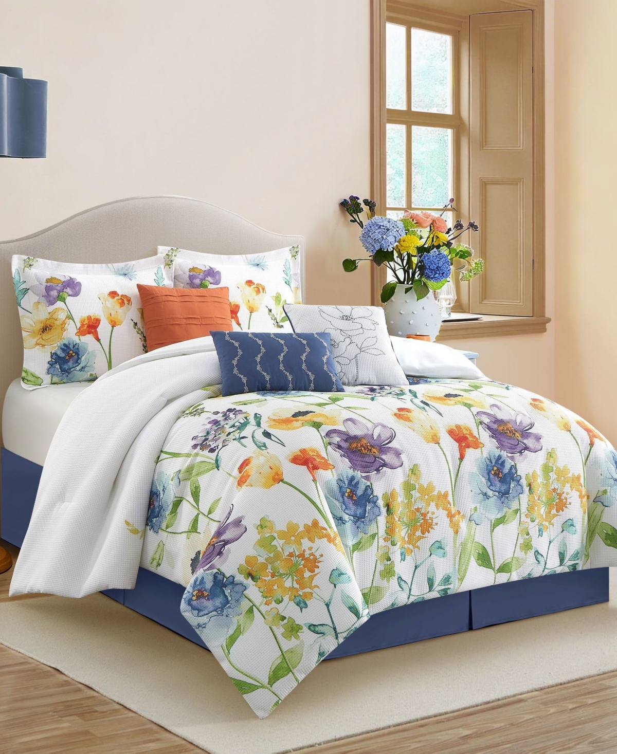 Stratford Park Anayel Floral 7-Piece Comforter Set