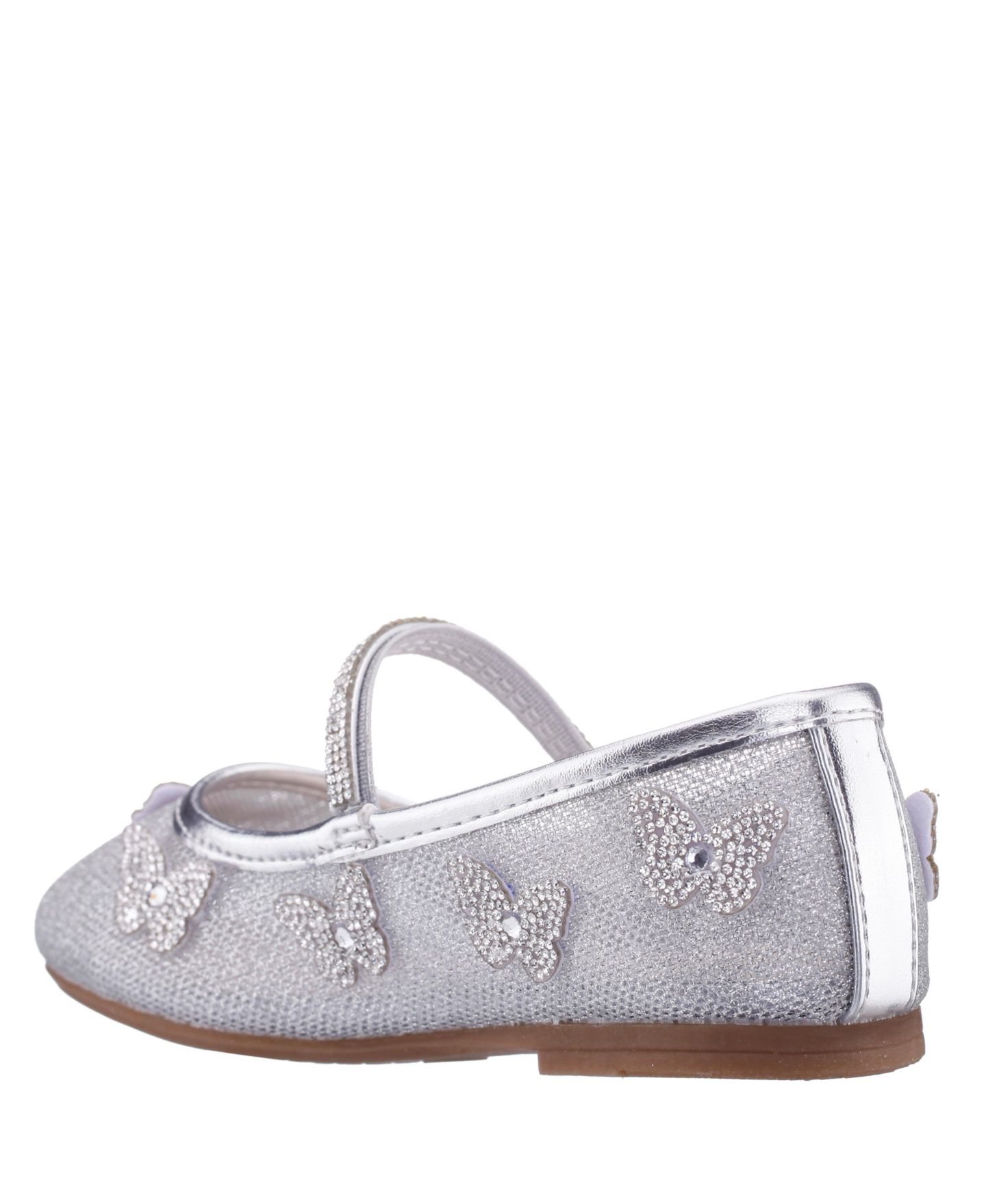 Балетки Nina Mesh Ballet Flats для девочек, цвет: Серебряный — фото 5
