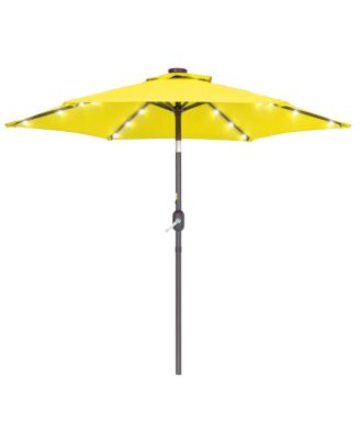 Enhance Your Outdoor Oasis With 7.5Feet LED Round Patio Umbrella - Stylish, Durable, And Sun-Protective