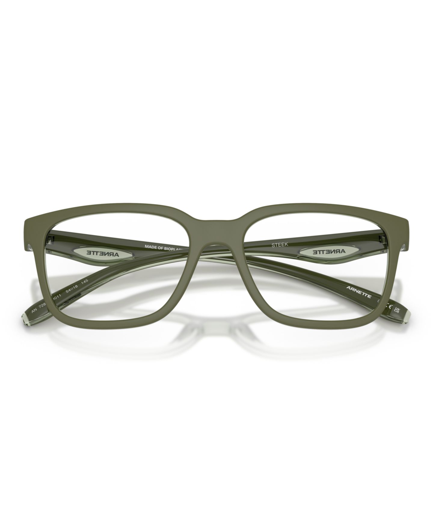 Мужские очки Arnette Steek Eyeglasses, AN7284, цвет: Зелёный — фото 5