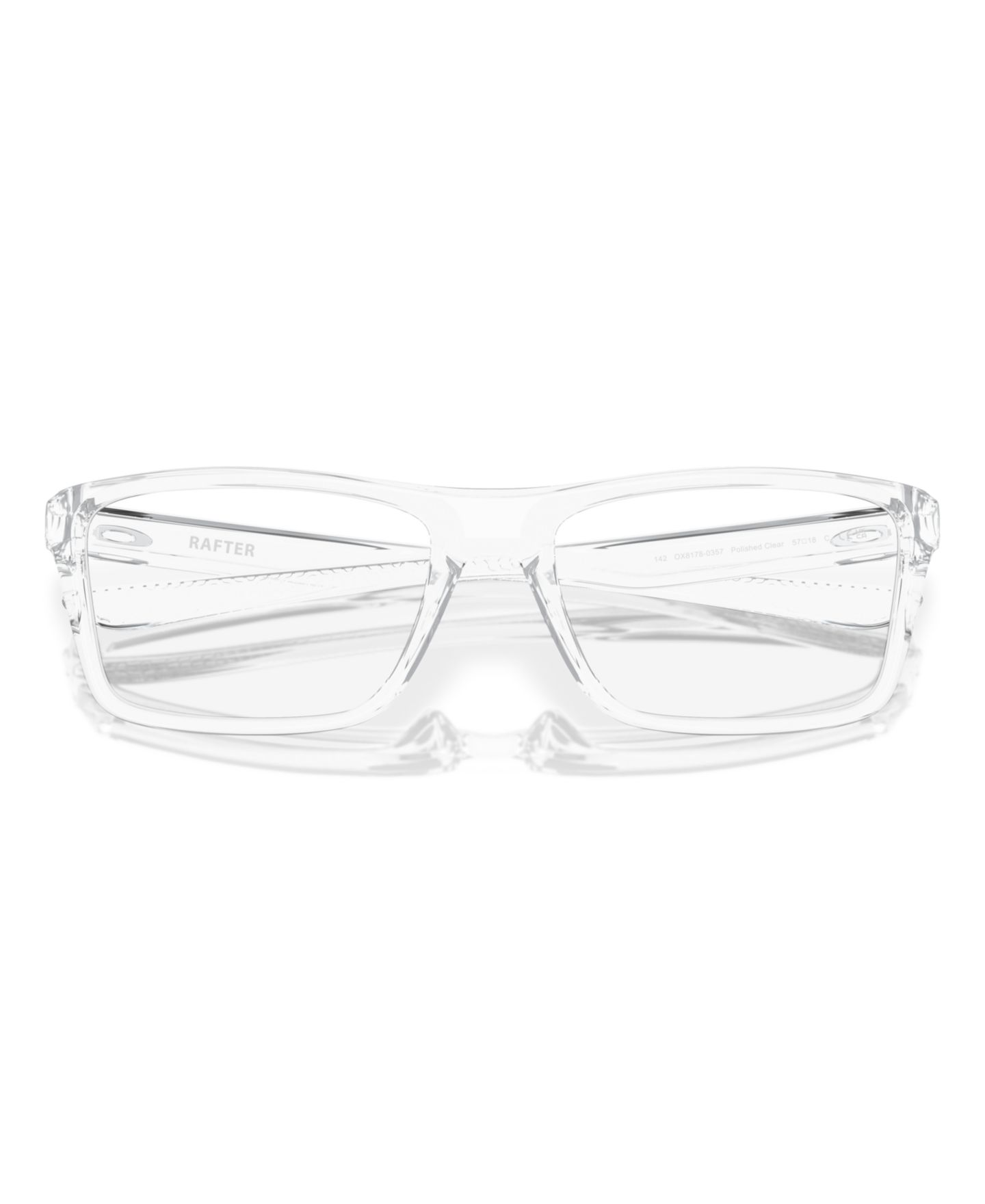 Мужские очки Oakley Man Rectangle Plastic OX8178 Rafter Eyeglasses, цвет: Полированный прозрачный — фото 6
