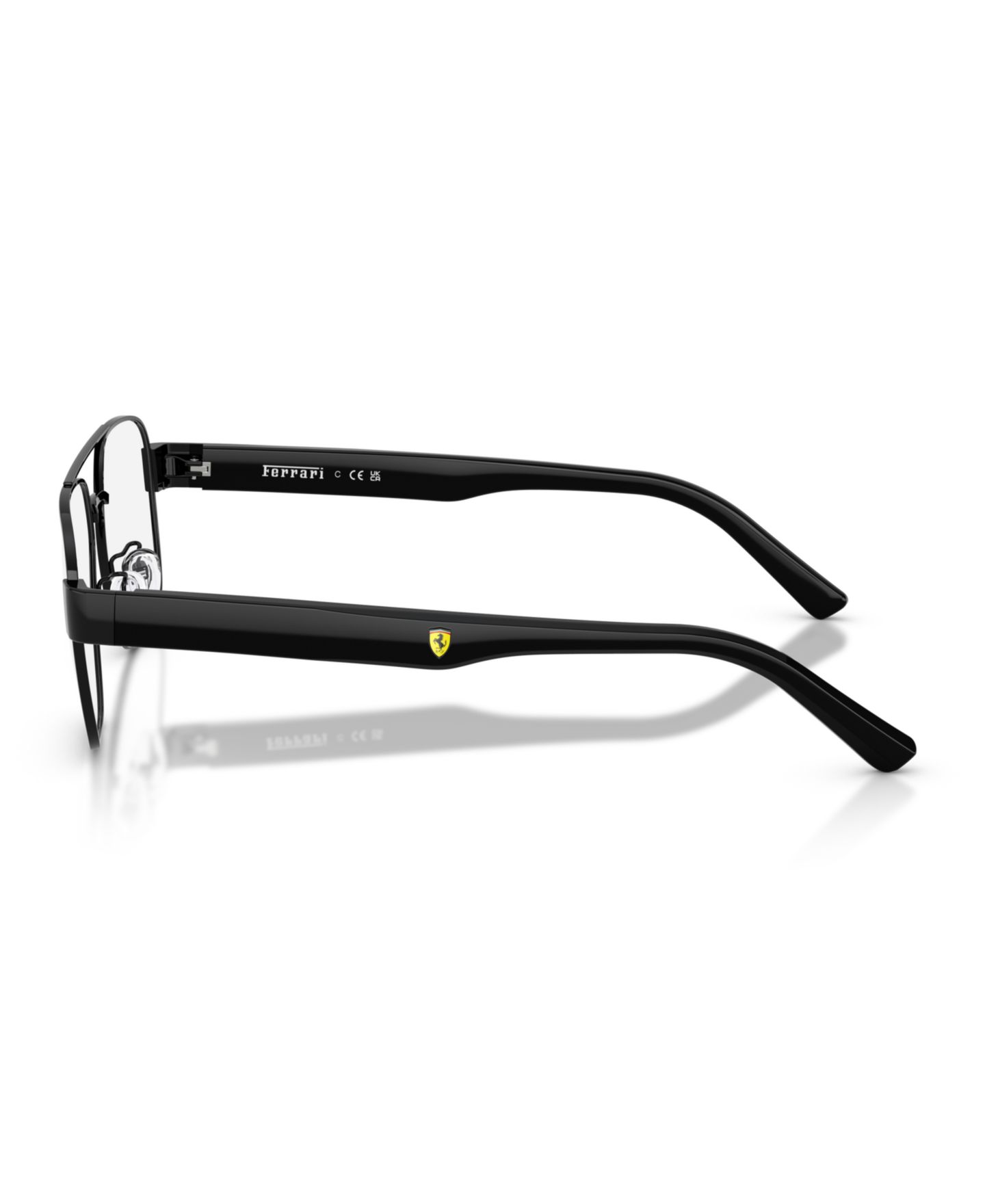 Мужские очки Scuderia Ferrari Eyeglasses, FZ7014D, цвет: Чёрный блестящий — фото 3