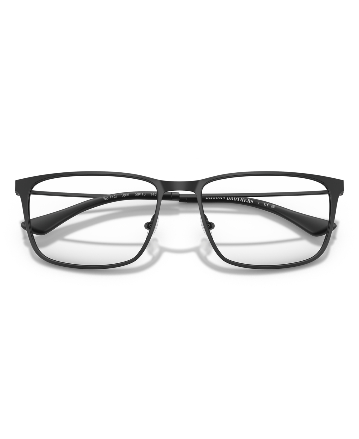 B by Brooks Brothers Men's Rectangle Eyeglasses