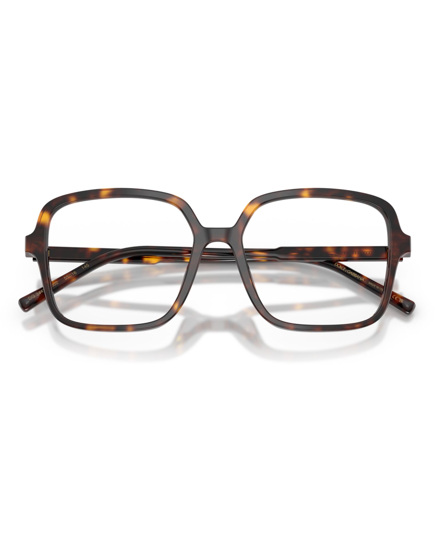 Woman Square Plastic DG3442 Eyeglasses
