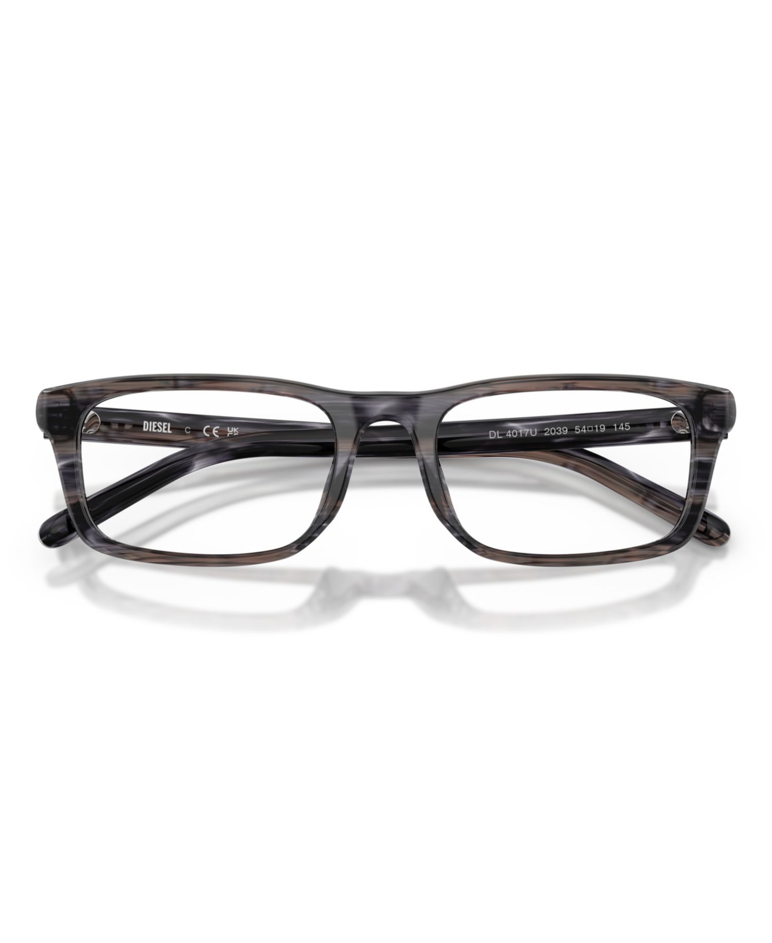 Unisex Rectangle Plastic DL4017U Eyeglasses