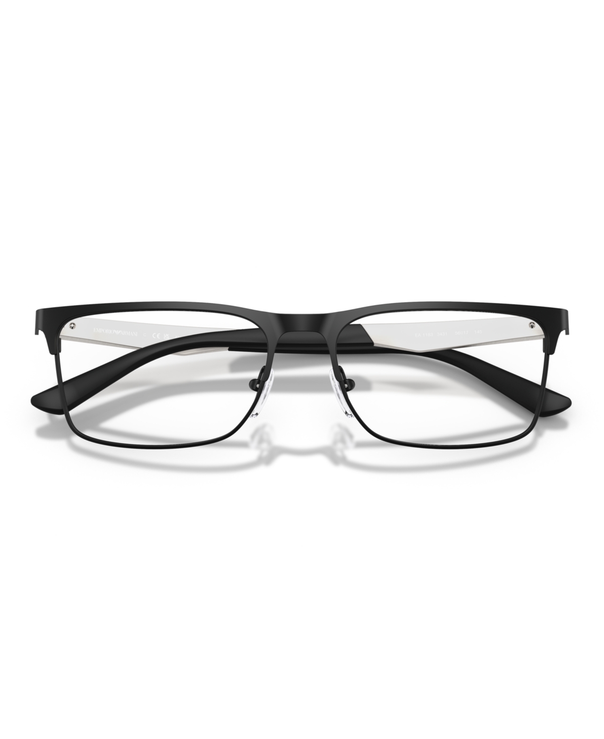 Emporio Armani Men's Rectangle Eyeglasses