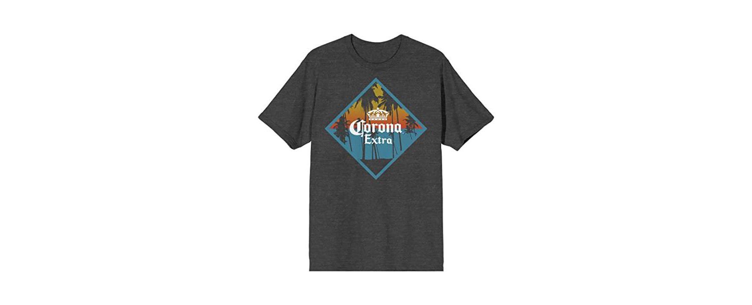 Men's Extra Logo Charcoal Heather T-Shirt-Small