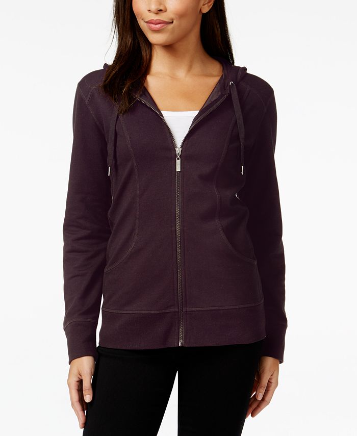Style & Co Hooded Jacket, Created for Macy's & Reviews - Jackets ...