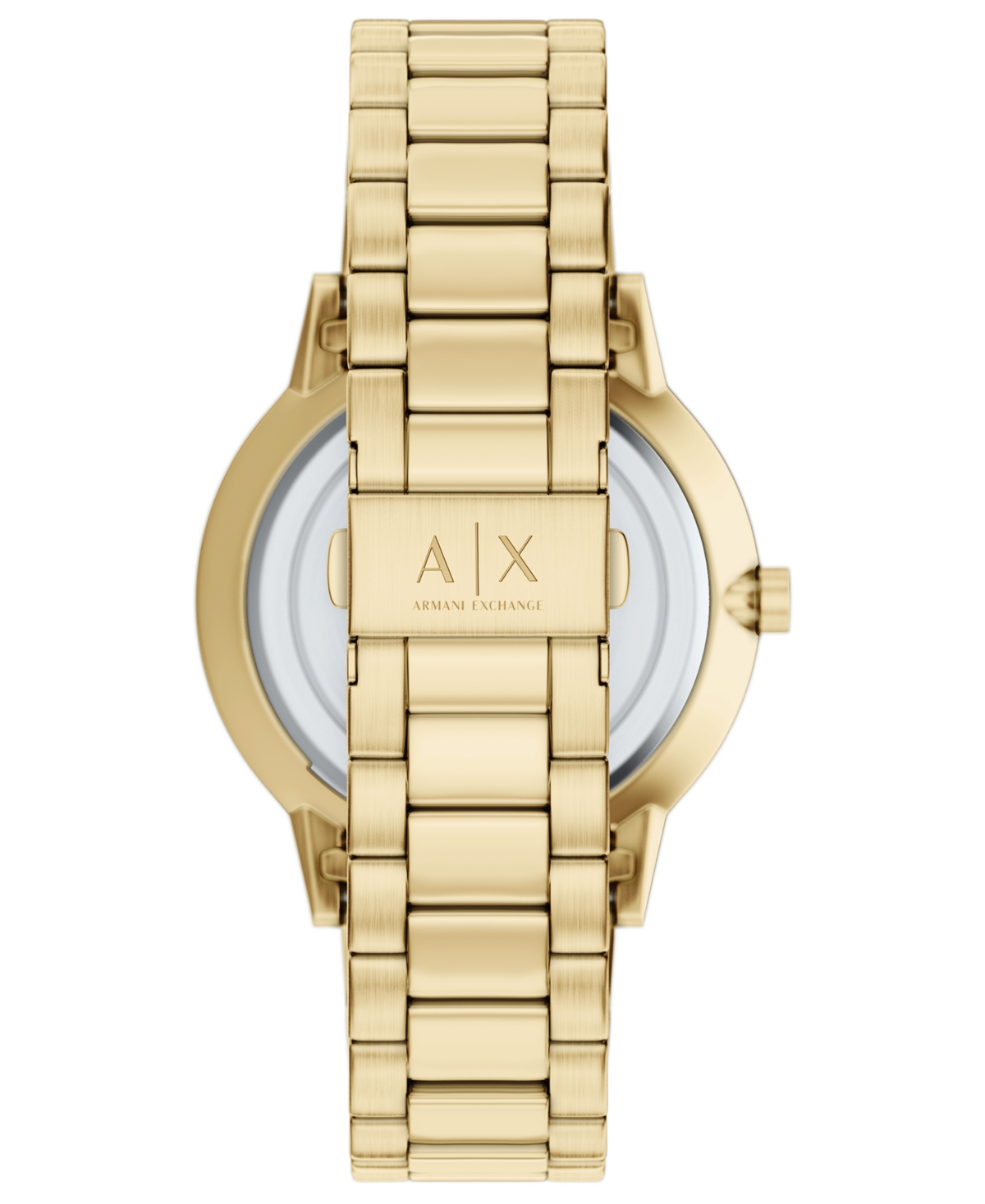 Armani Exchange Men's Na Quartz Gold Stainless Steel Watch 42mm