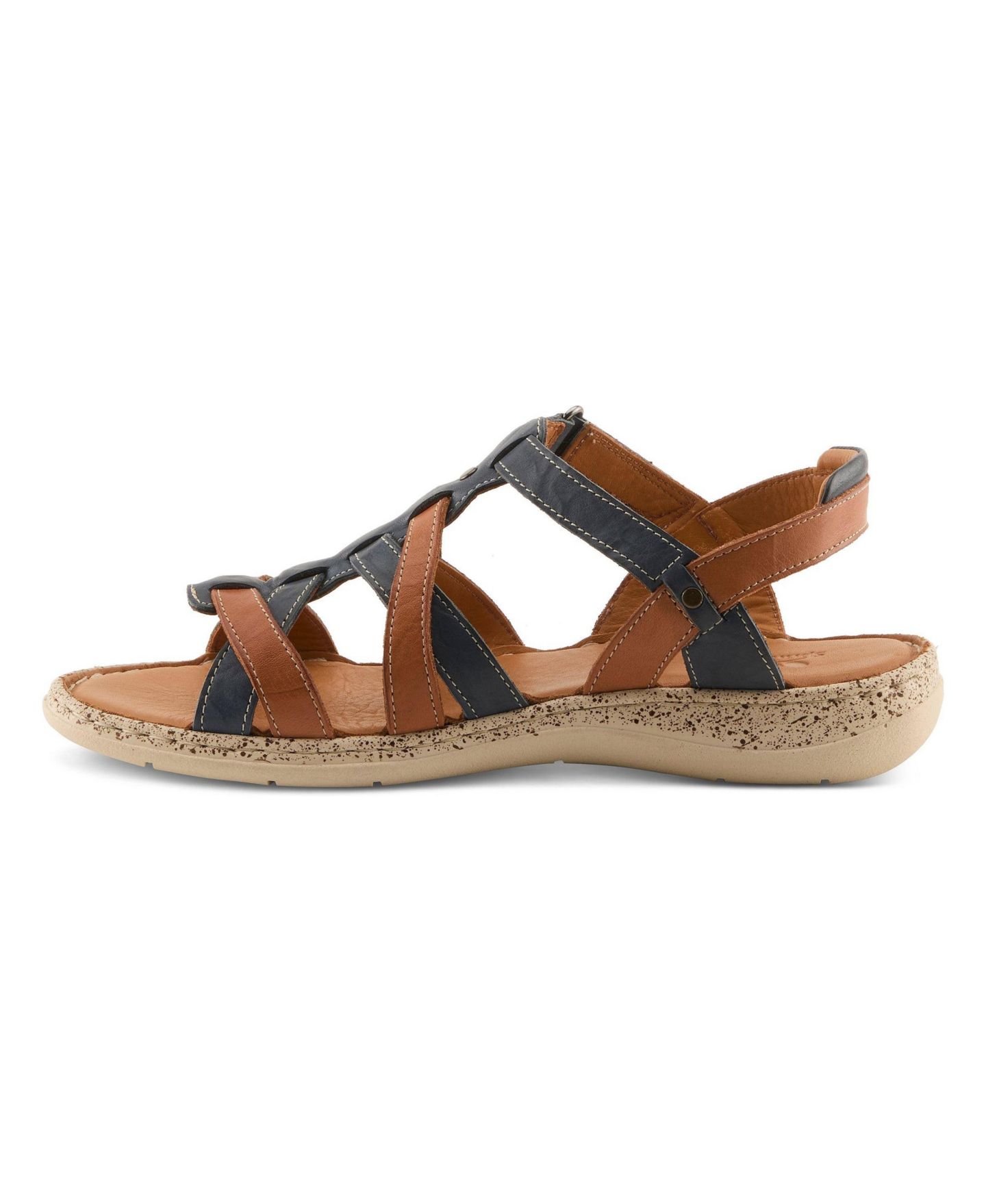 Женские сандалии Spring Step Nyxelle Gladiator with Leather Upper, цвет: Тёмно-синий разноцветный — фото 2