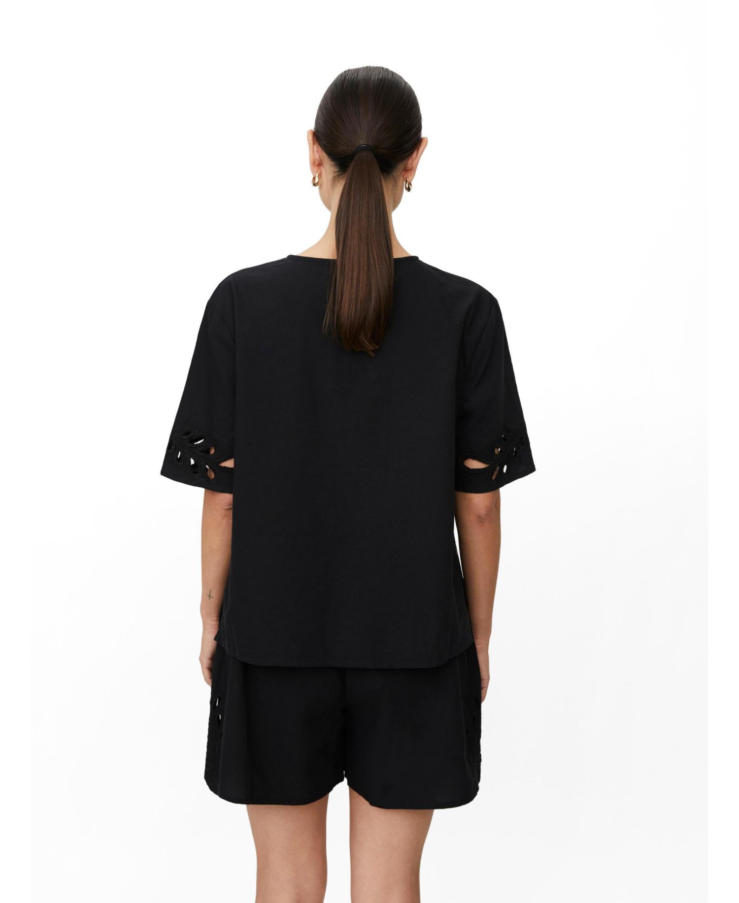 Women's MaDyselle Cutwork Detail Blouse