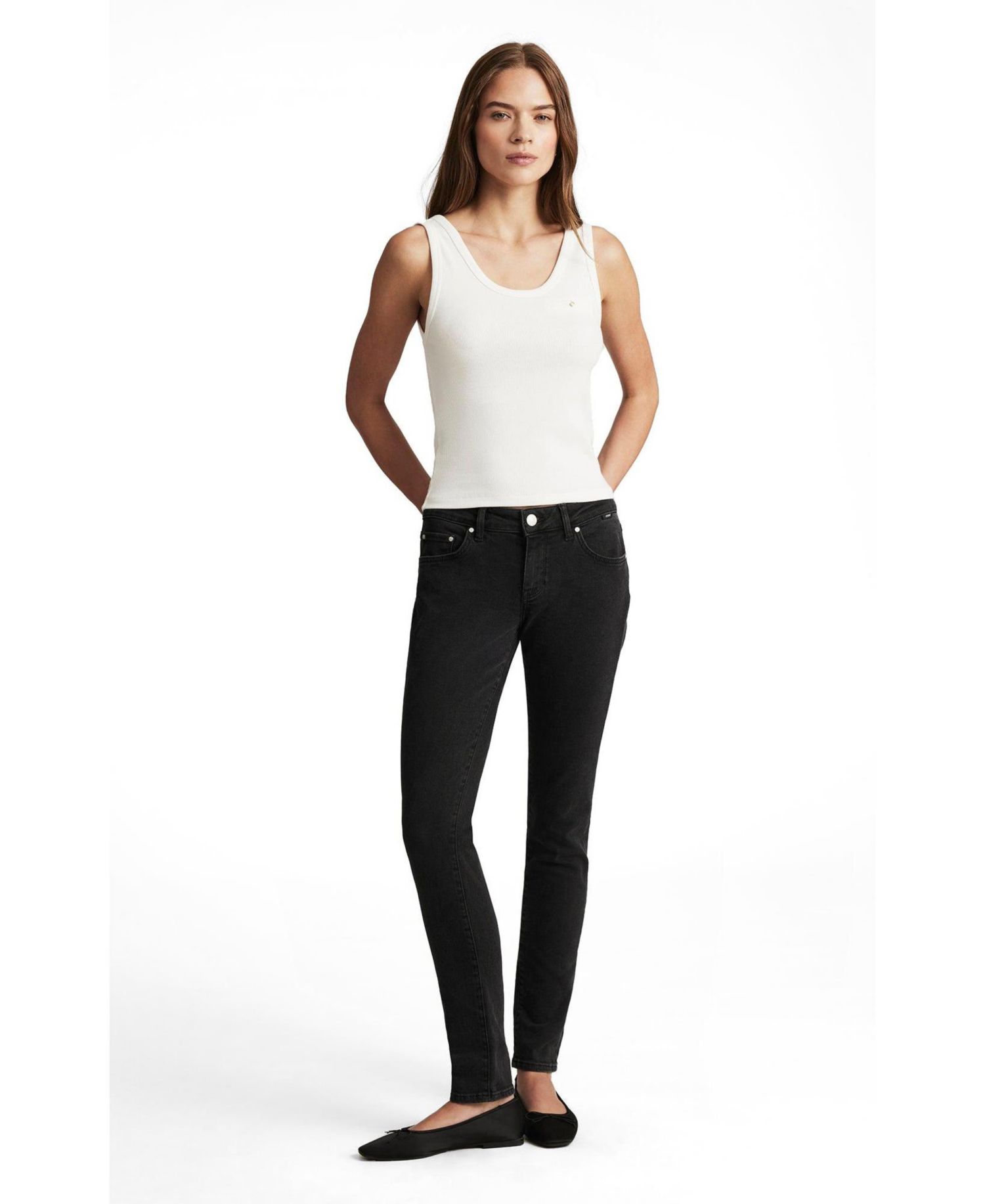 Women's Alexa Mid Rise Skinny Jeans