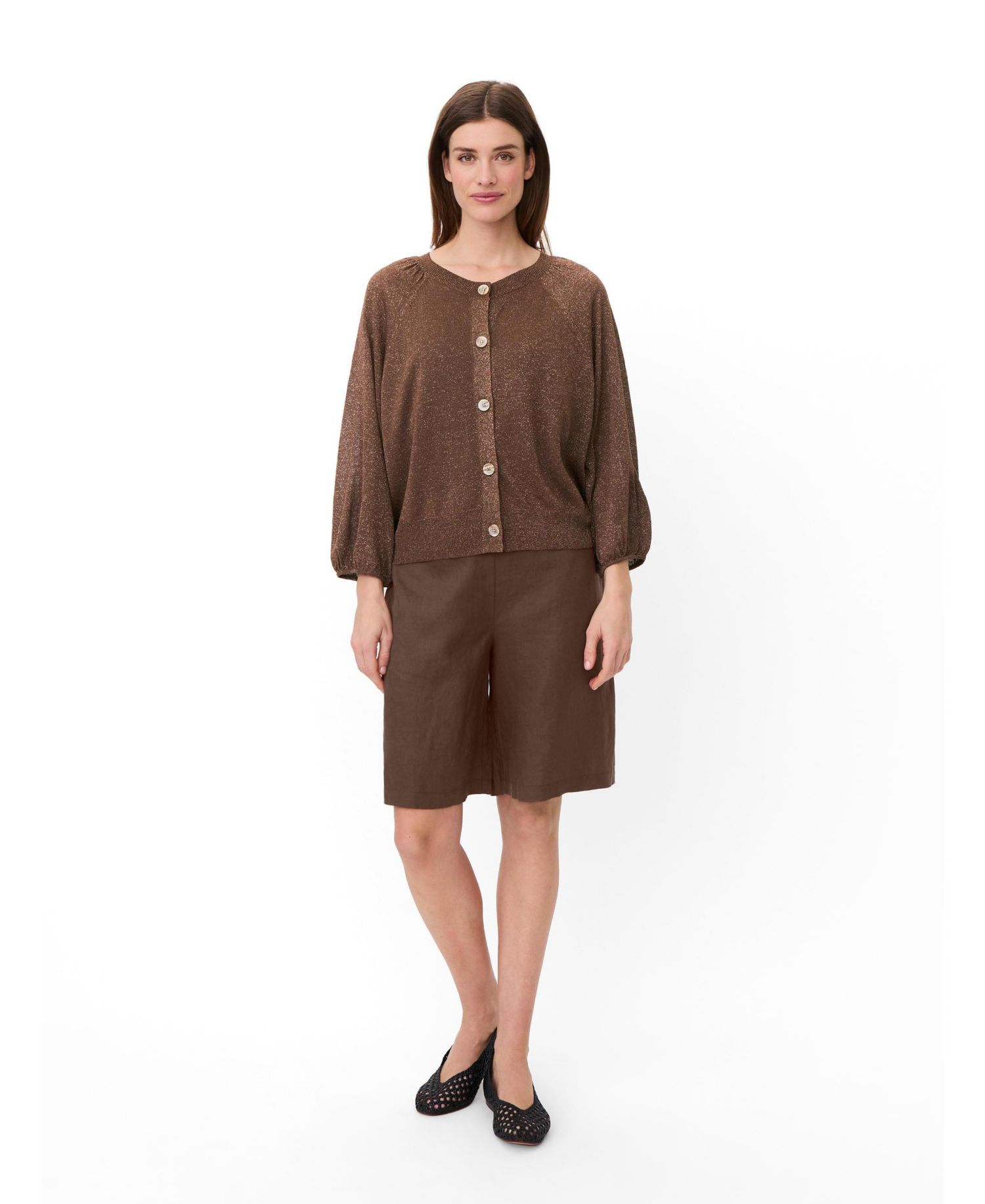 Women's Malakker Balloon Sleeve Knit Cardigan