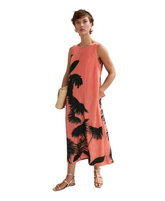 Women's Leila Palm Midi Dress