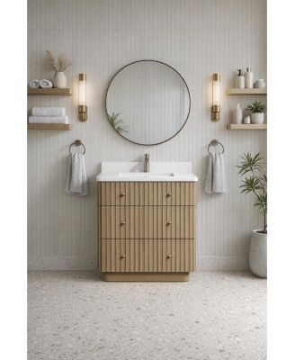 La Jolla 30" Bathroom Vanity Smoked