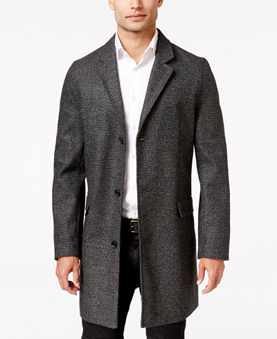 I.N.C. Men's Speckled Topcoat, Created for Macy's - Coats & Jackets ...