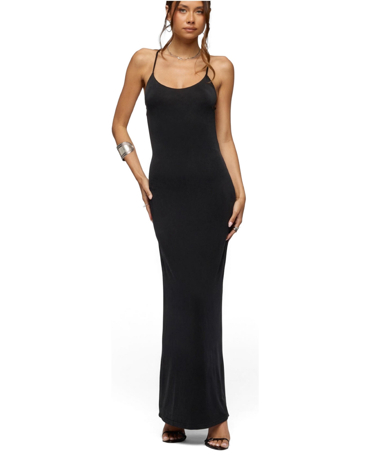 Edikted Women's Zhuri Ring Backless Maxi Dress