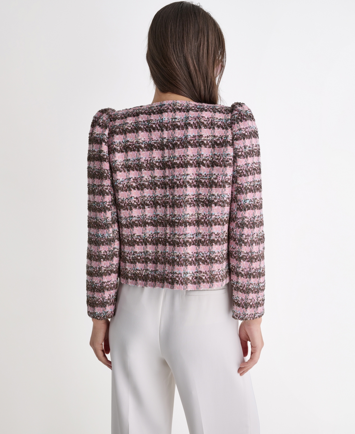 Bcbg Women's Novelty Open-Front Blazer
