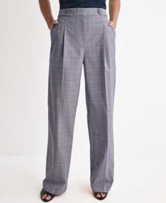 Women's Pleated Wide-Leg Pants