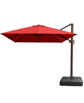 Outdoor Patio 10X13Feet Aluminum Cantilever Umbrella with Wheel Base