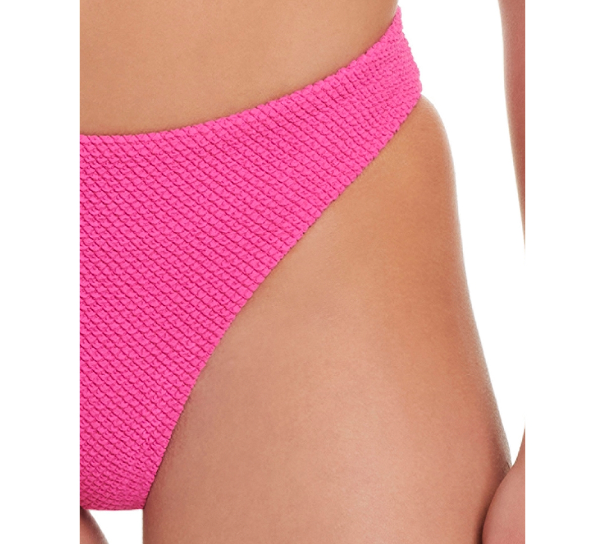 Red Carter Women's Textured Tide Classic Hipster Swim Bottoms