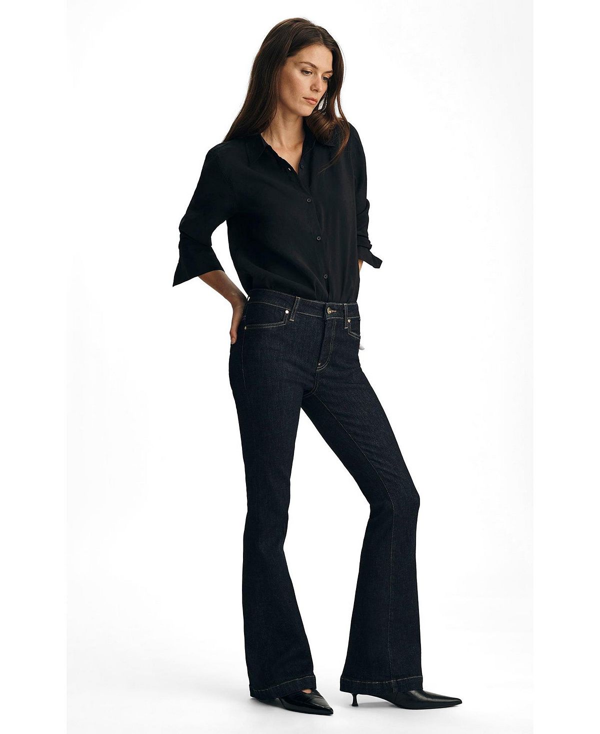 Mavi Jeans Women's Sydney High Rise Flare Jeans view 2 — MAYCSS fashion products