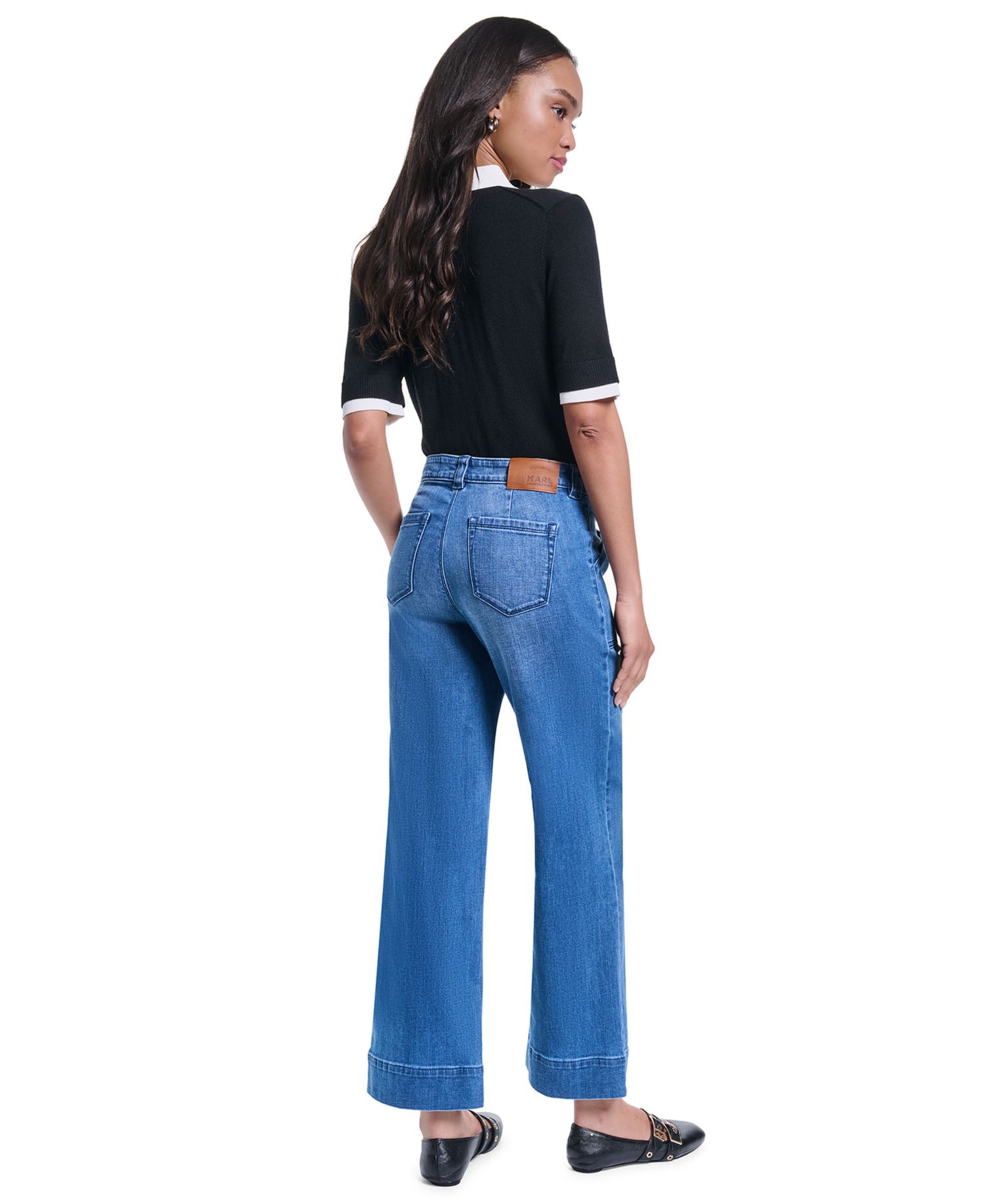 Petite Button-Fly Jeans