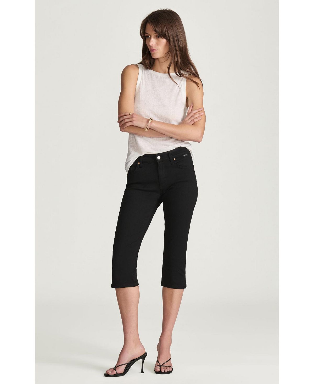 Mavi Jeans Women's Mavi's Hilary Mid Rise Capri view 4 — MAYCSS fashion products