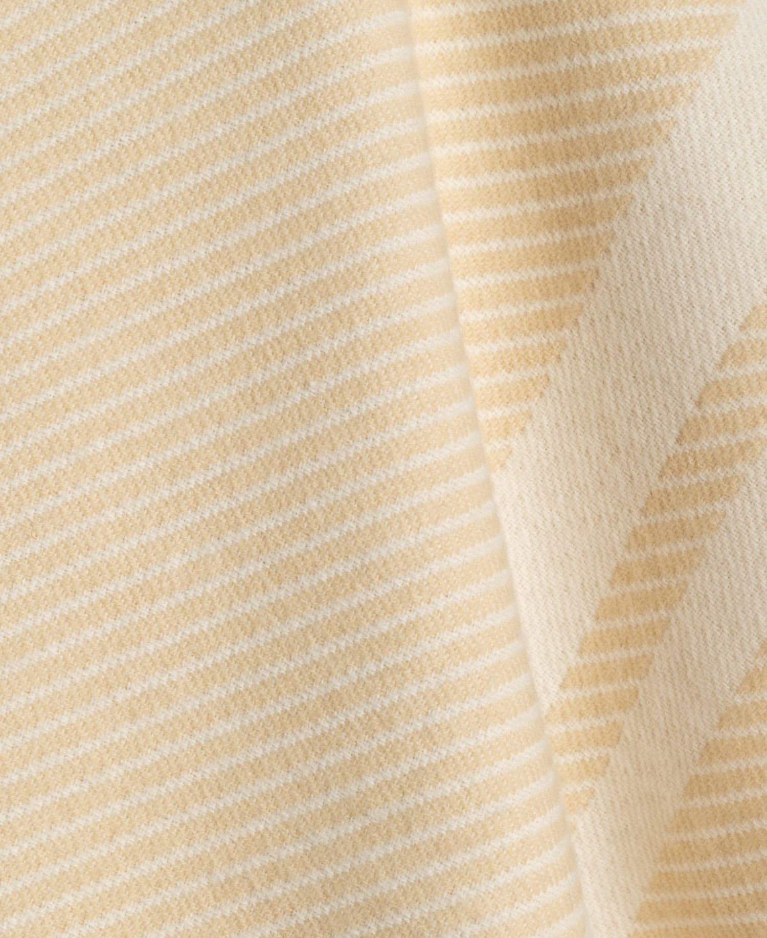 Woven Twill Border Ruana