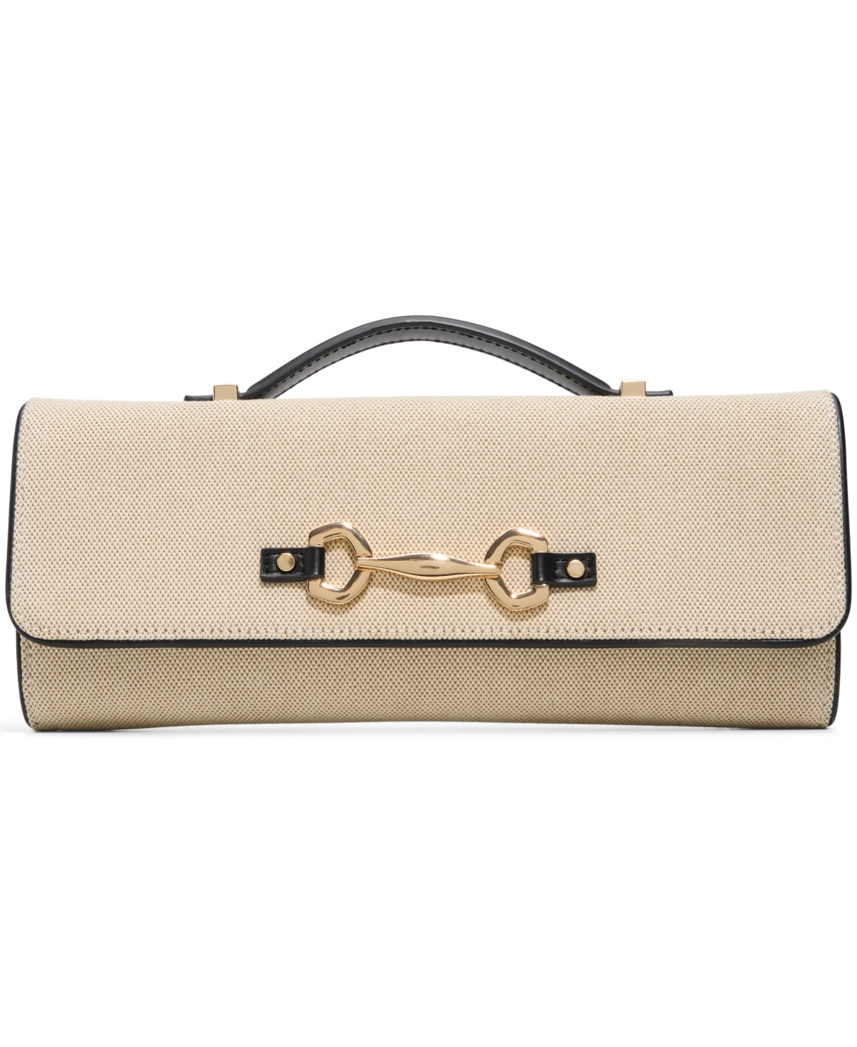 Aldo Looka Small Clutch Handbag In Mix Mat Other Black