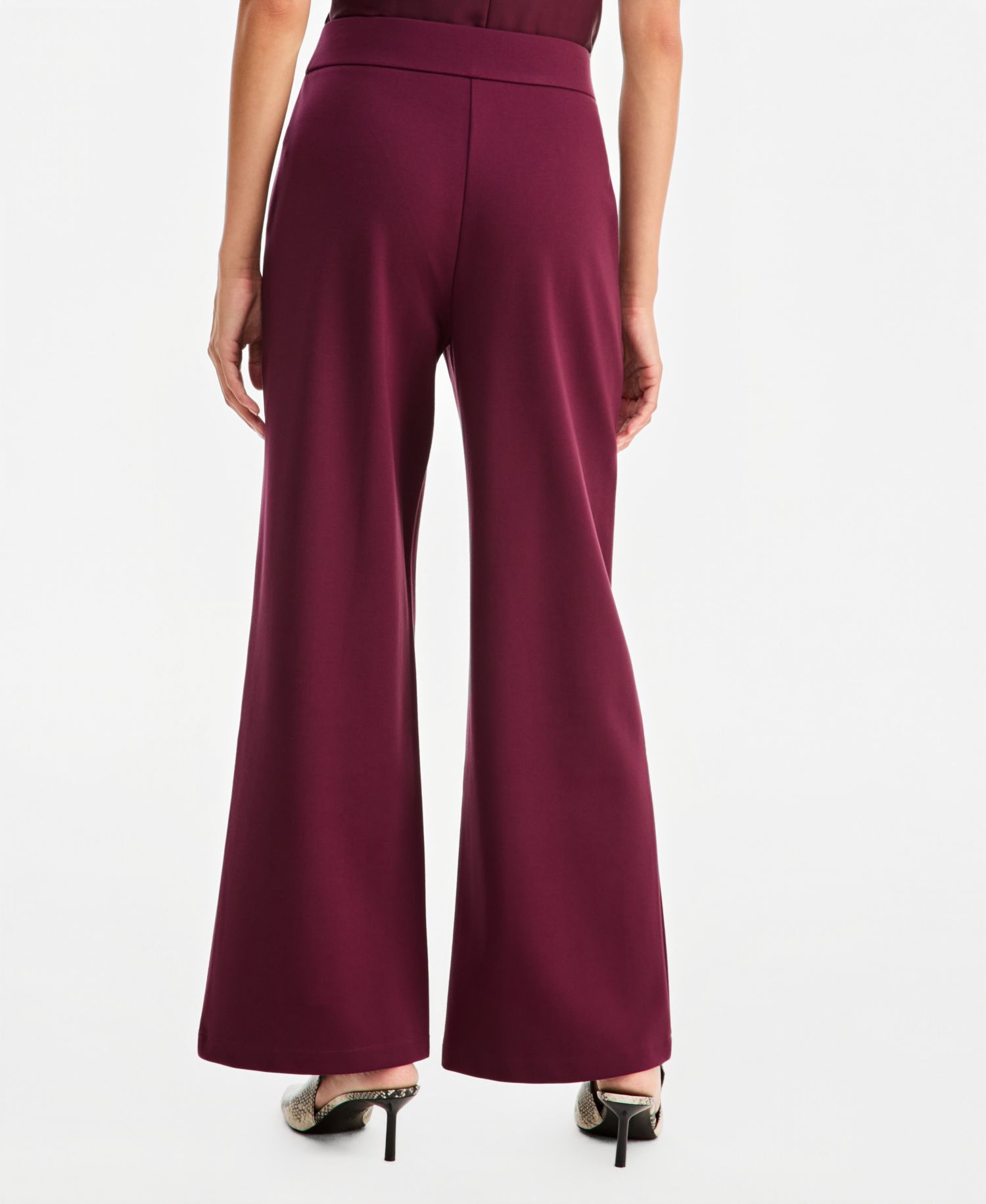 Women's Wide-Leg Ponte Pants