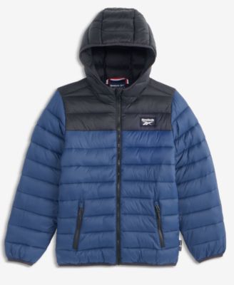 Big Boys' XS-XL Hooded Packable Jacket