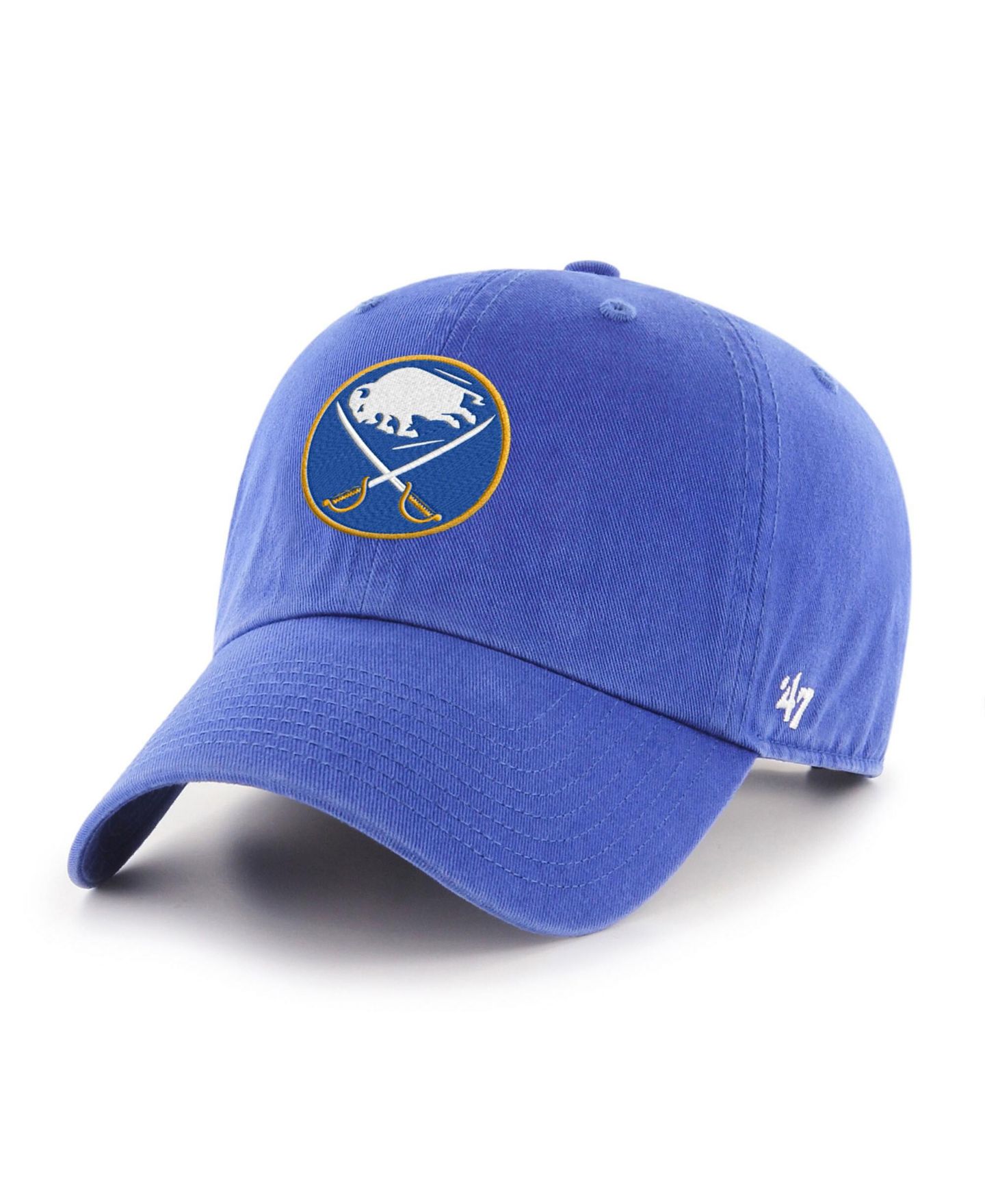 Кепка '47 Brand Royal Buffalo Sabres Heritage Flag Clean Up Adjustable Hat — фото 3