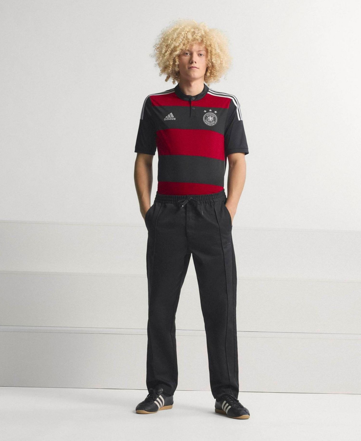 Men's Black/Red Germany National Team 2014 Bringback Jersey