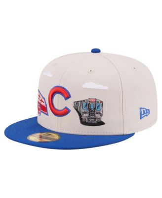 Men's Khaki Chicago Cubs City Icon 59FIFTY Fitted Hat
