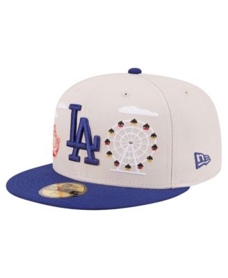 Men's Khaki Los Angeles Dodgers City Icon 59FIFTY Fitted Hat