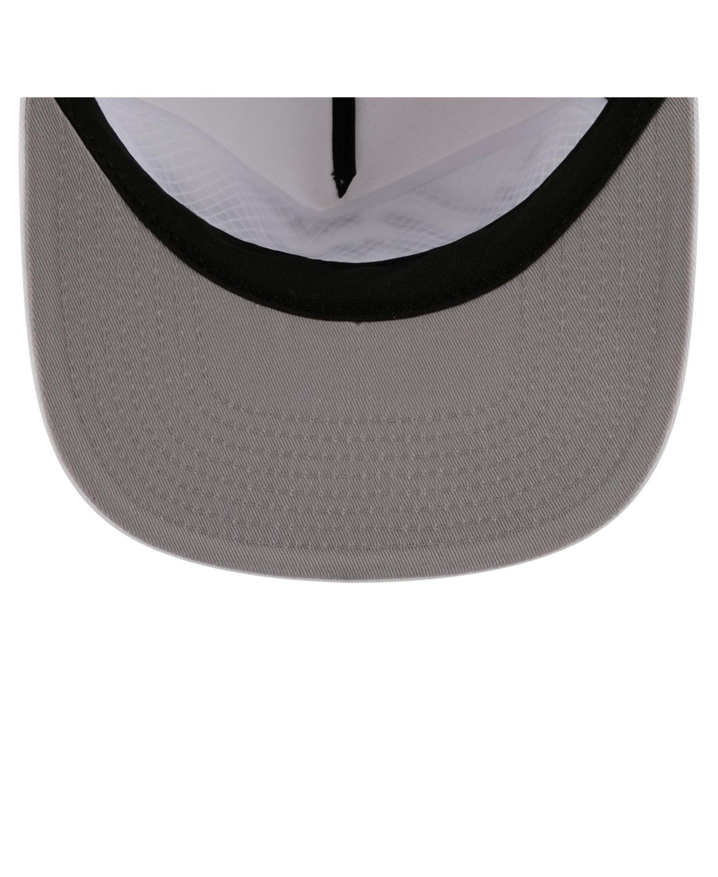Мужская кепка New Era White Michigan Wolverines Team Rope 19TWENTY Adjustable Hat — фото 2