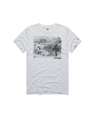 Men's Lou Gehrig Ash New York Yankees Cooperstown Collection Pay Tri-Blend T-Shirt
