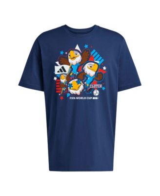 Men's Navy USA FIFA World Cup 2026 Host Country Mascot T-Shirt