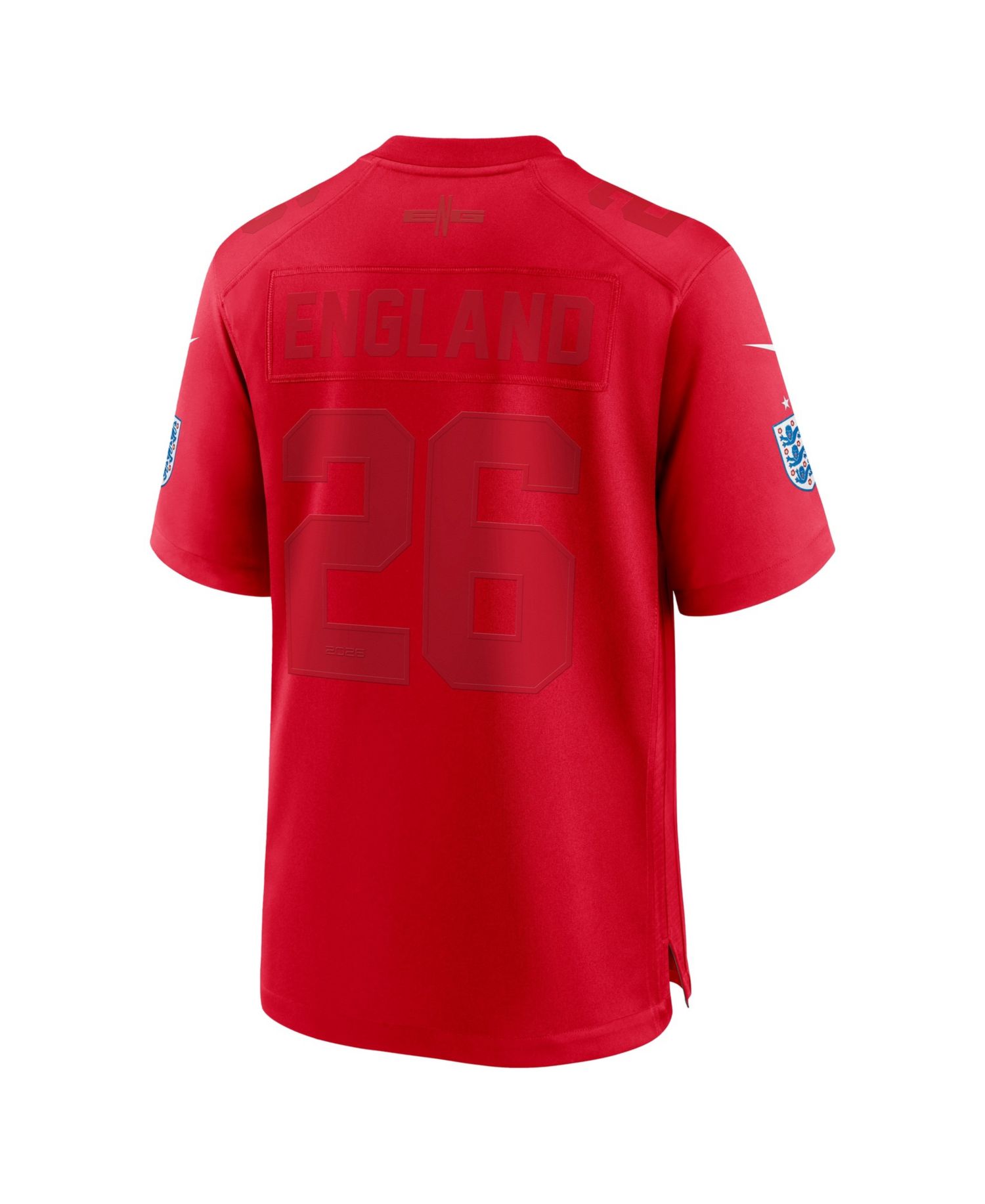 Men's Red England National Team x NFL Game Jersey