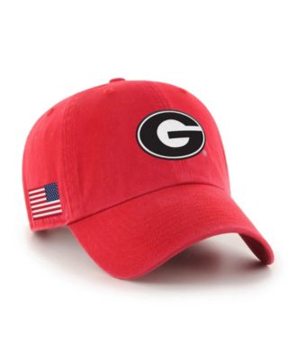 Men's Red Georgia Bulldogs Americana Heritage Clean Up Adjustable Hat