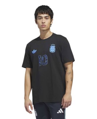 Men's Lionel Messi Black Argentina National Team 2026 Away Jersey Hook Name & Number T-Shirt